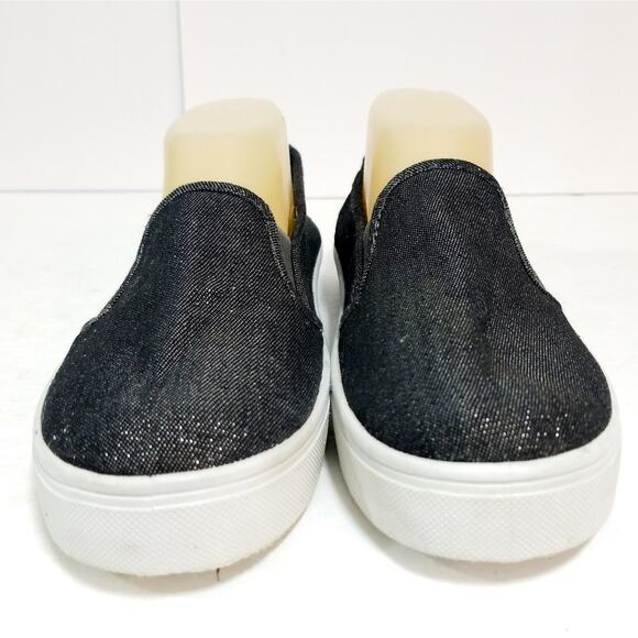 Glittered dark denim slip on loafers Casual Cool 8 - Picture 3 of 10